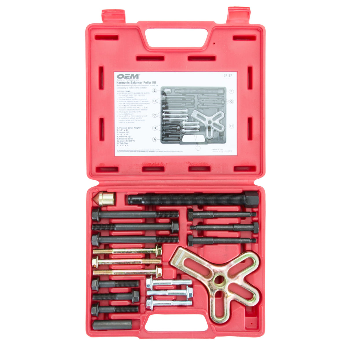 OEMTOOLS Harmonic Balancer Puller