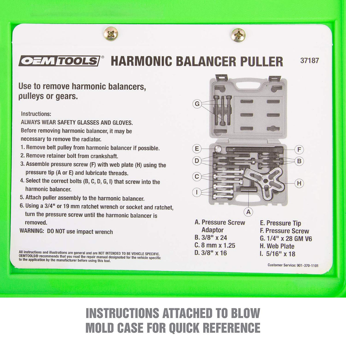 OEMTOOLS Harmonic Balancer Puller