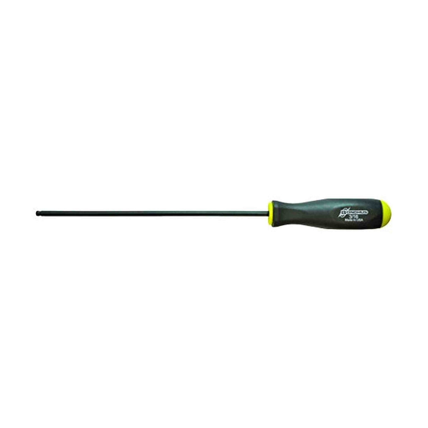 "Bondhus 10710 3/16"" Ball End Screwdriver w/ProGuard Finish, 7.9"", 2PC", multi, one size