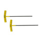 "Bondhus 75110 3/16"" ProHold Tip Ball End T-Handle w/ProGuard Finish,9.8"",2 PC", multi, one size