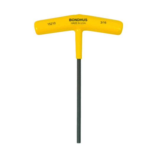 "Bondhus 15210 3/16"" Hex Tip T-Handle w/ProGuard Finish", multi, one size