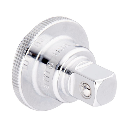 Williams 3/8" Drive 1-1/4" Ratchet Spinner, Compact Spinner Disk with Chrome Corrosion Resistance, Low-Torque Extension & Secure Ball-and-Spring Socket Retention for Tight-Space Fastening